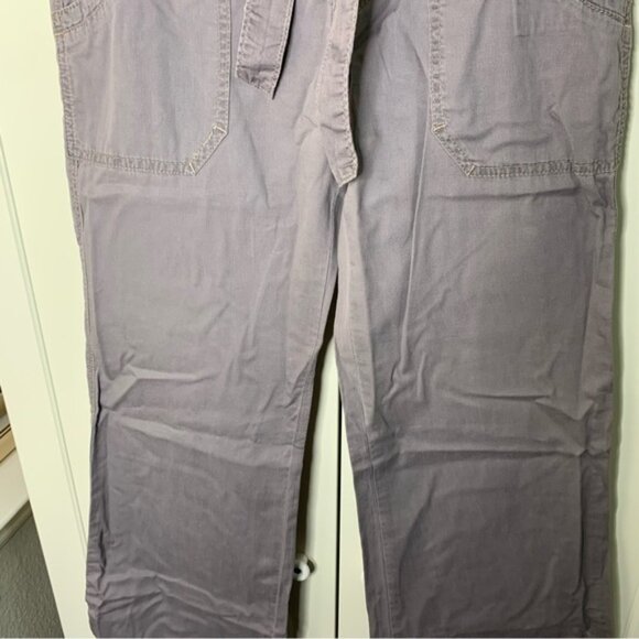 Daughters of the Liberation Flat Front Tie Pants - Picture 3 of 15